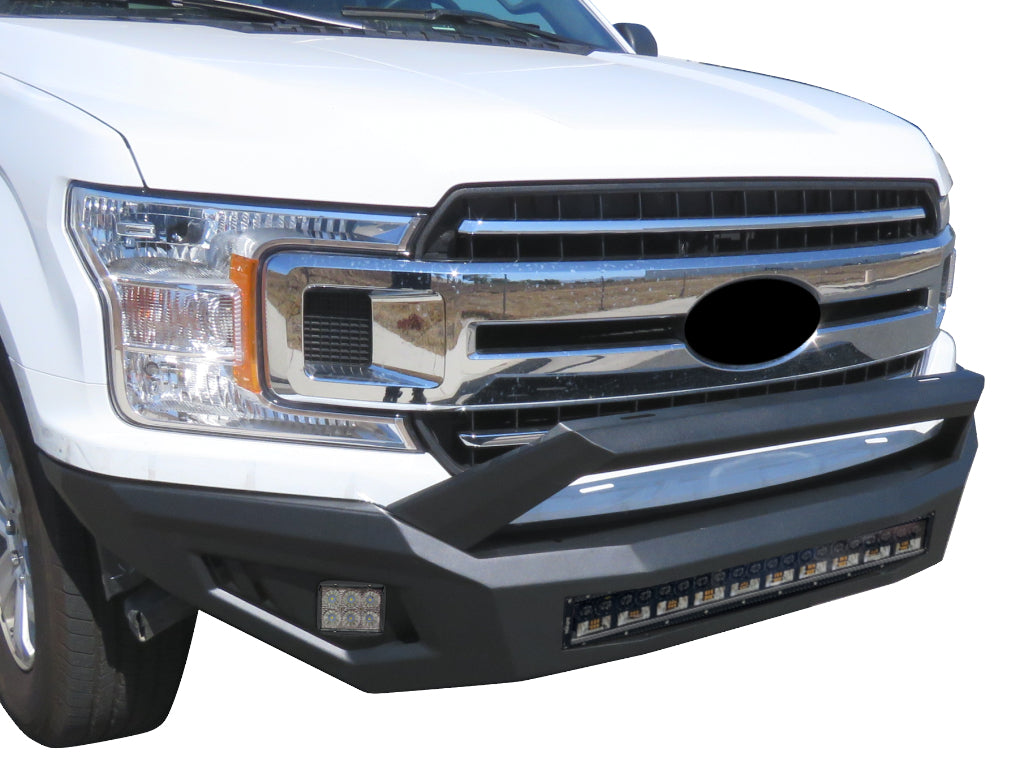 Vanguard Black Powdercoat Heavy Duty Bumpers And Grilles Front Bumpers Bumper for 2018-2020 ford f-150 nan