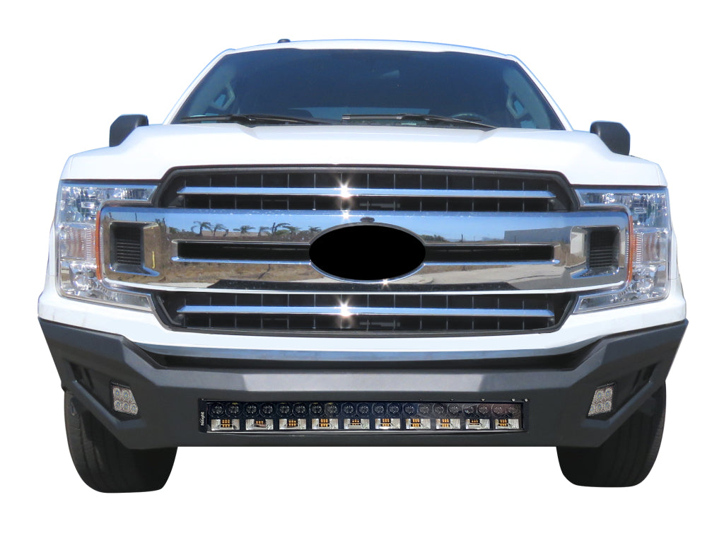 Vanguard Black Powdercoat Heavy Duty Bumpers And Grilles Front Bumpers Bumper for 2018-2020 ford f-150 nan