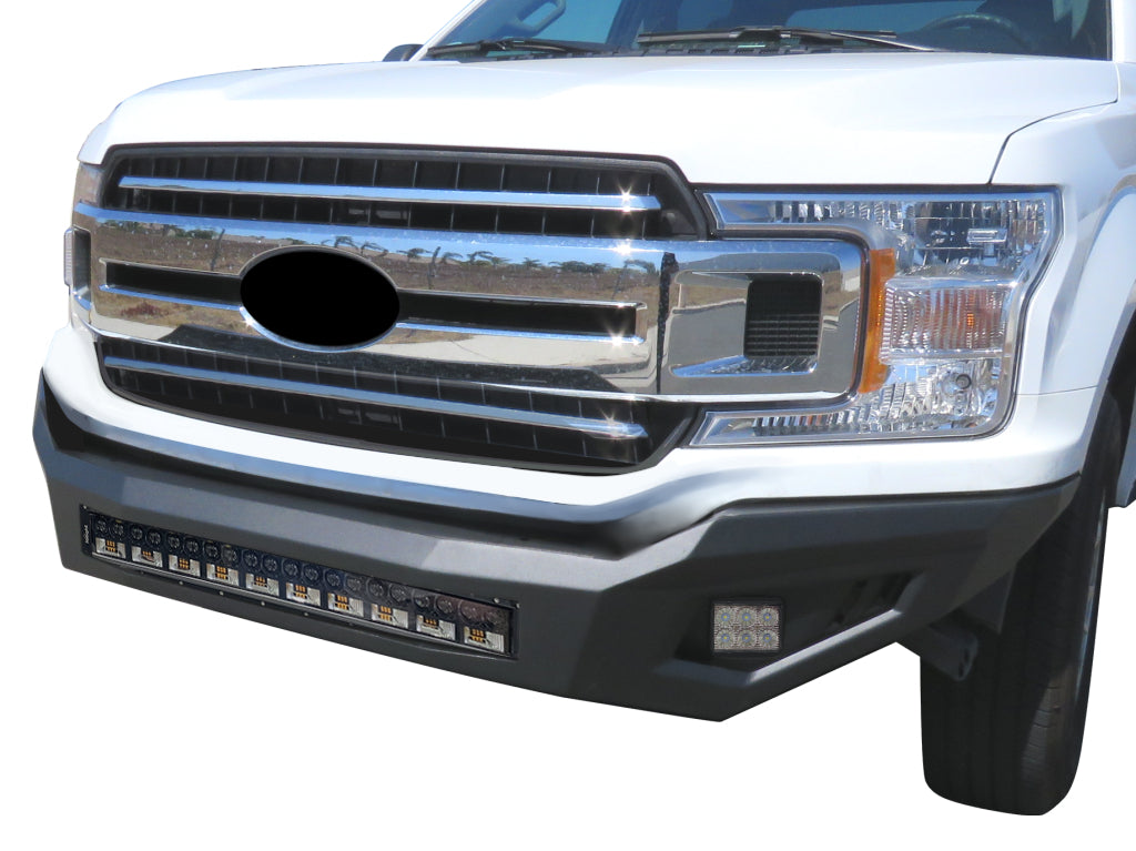 Vanguard Black Powdercoat Heavy Duty Bumpers And Grilles Front Bumpers Bumper for 2018-2020 ford f-150 nan