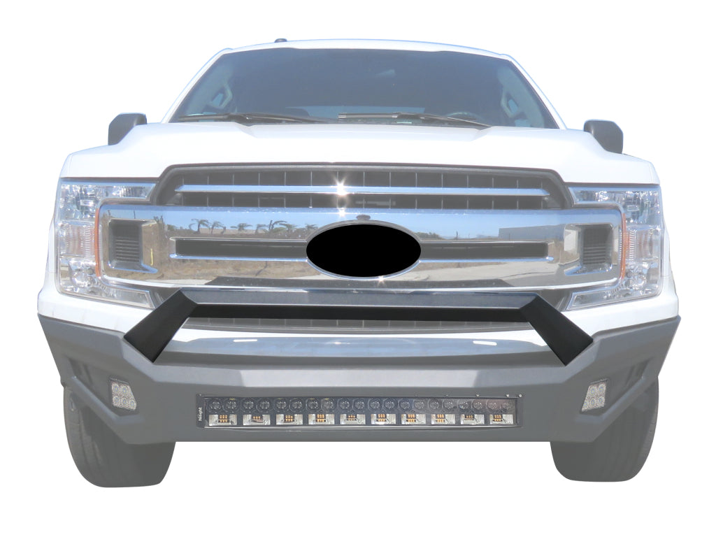 Vanguard Black Powdercoat Heavy Duty Bumpers And Grilles Front Bumpers Bumper for 2018-2020 ford f-150 nan
