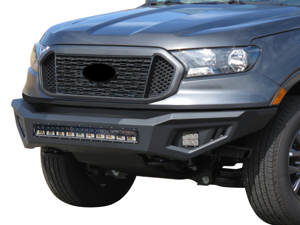 Vanguard Black Powdercoat Heavy Duty Bumpers And Grilles Front Bumpers Bumper for 2019-2024 ford ranger nan