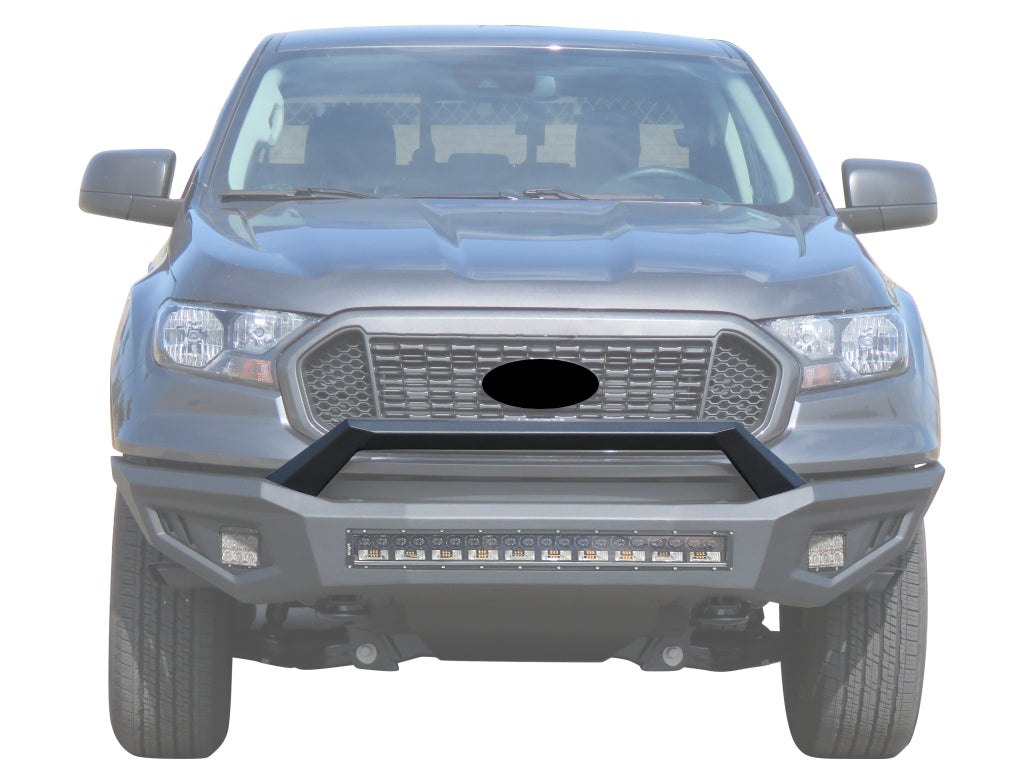 Vanguard Black Powdercoat Heavy Duty Bumpers And Grilles Front Bumpers Bumper for 2019-2024 ford ranger nan