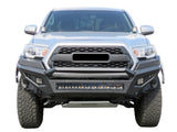 Vanguard Black Powdercoat Heavy Duty Bumpers And Grilles Front Bumpers Bumper for 2016-2023 toyota tacoma nan