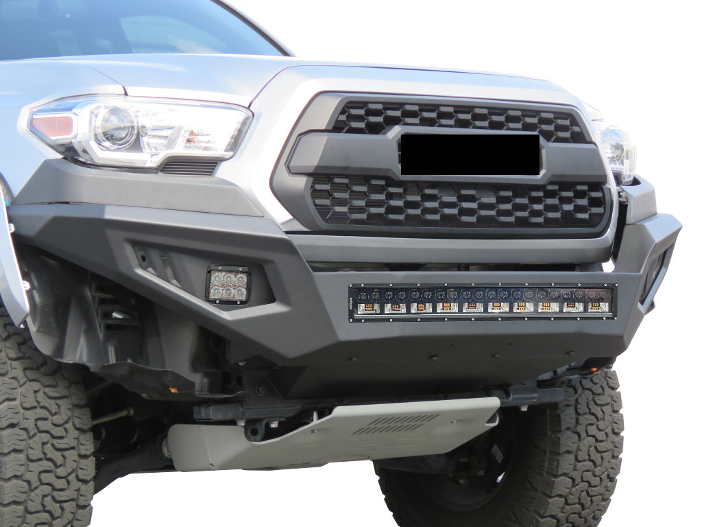 Vanguard Black Powdercoat Heavy Duty Bumpers And Grilles Front Bumpers Bumper for 2016-2023 toyota tacoma nan