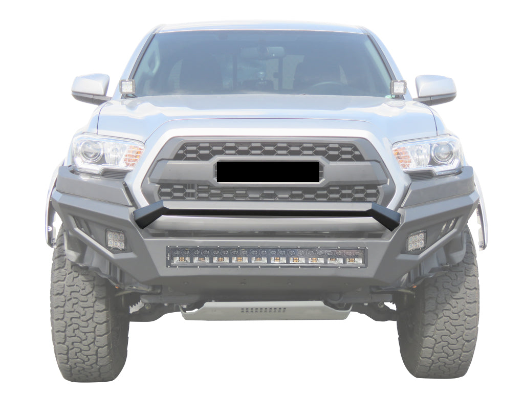 Vanguard Black Powdercoat Heavy Duty Bumpers And Grilles Front Bumpers Bumper for 2016-2023 toyota tacoma nan