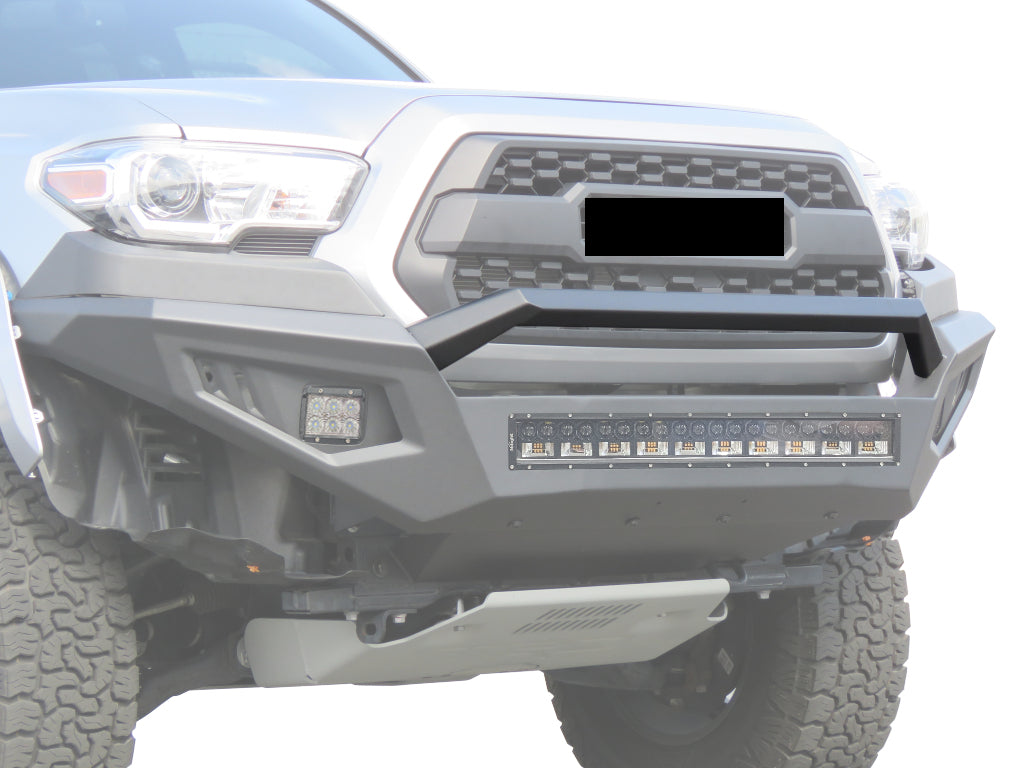 Vanguard Black Powdercoat Heavy Duty Bumpers And Grilles Front Bumpers Bumper for 2016-2023 toyota tacoma nan