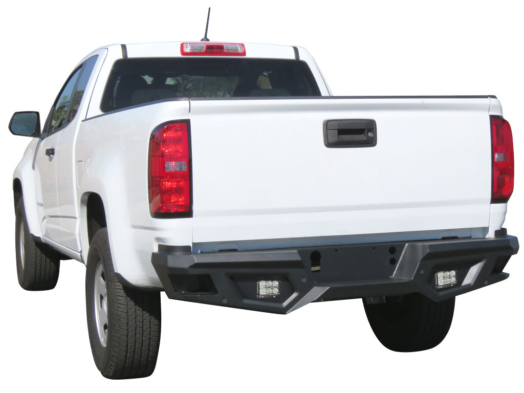 Vanguard Black Powdercoat Heavy Duty Bumpers And Grilles Rear Bumpers Bumper for 2015-2024 chevrolet colorado nan