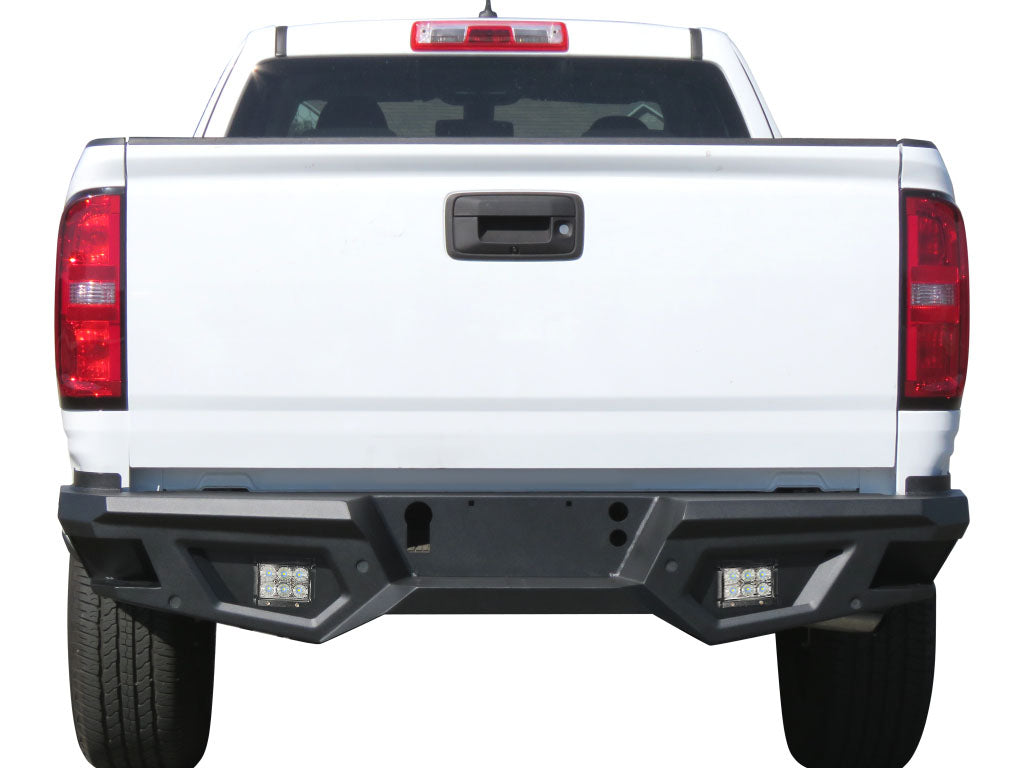 Vanguard Black Powdercoat Heavy Duty Bumpers And Grilles Rear Bumpers Bumper for 2015-2024 chevrolet colorado nan
