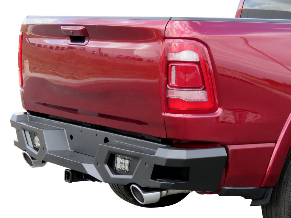 Vanguard Black Powdercoat Heavy Duty Bumpers And Grilles Rear Bumpers Bumper for 2019-2024 ram 1500 nan