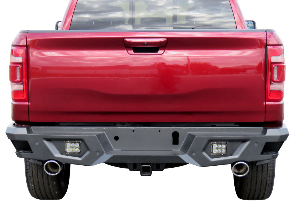 Vanguard Black Powdercoat Heavy Duty Bumpers And Grilles Rear Bumpers Bumper for 2019-2024 ram 1500 nan