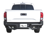 Vanguard Black Powdercoat Heavy Duty Bumpers And Grilles Rear Bumpers Bumper for 2016-2023 toyota tacoma nan