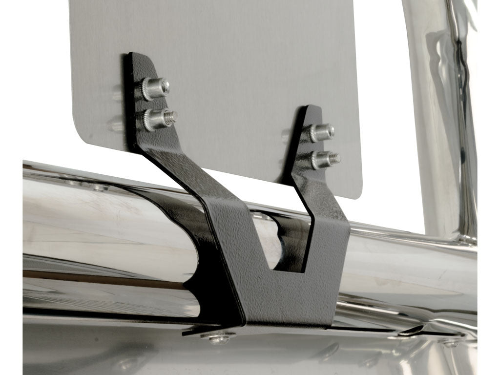 Vanguard Black Powdercoat Front Guards License Plate Relocators nan for nan-nan universal nan nan