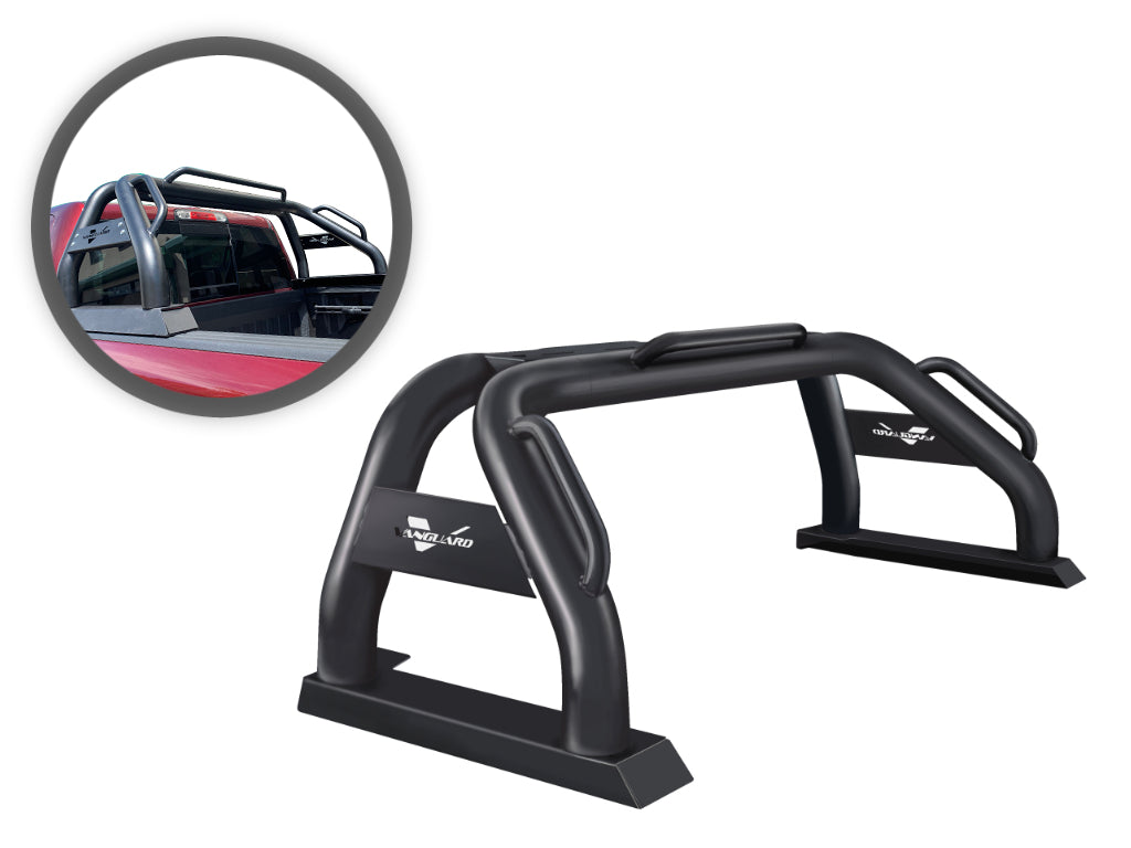 Vanguard Black Powdercoat Roll Bars & Truck Bed Accessories Bed Bars Roll Bar for 2020-2025 jeep gladiator nan