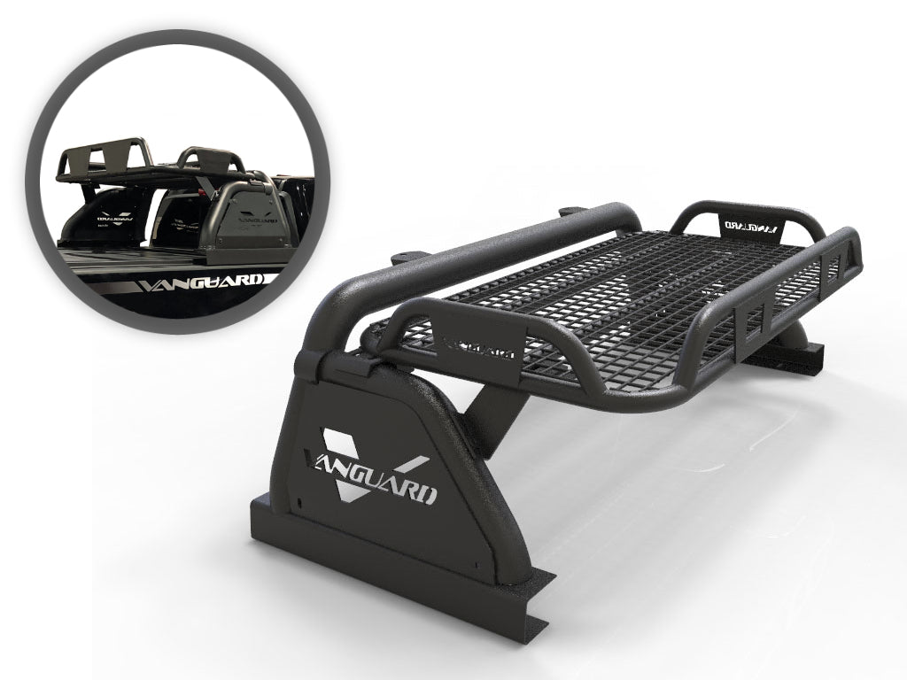 Vanguard Black Powdercoat Roll Bars & Truck Bed Accessories Bed Bars Roll Bar for 2007-2025 chevrolet silverado 1500 nan