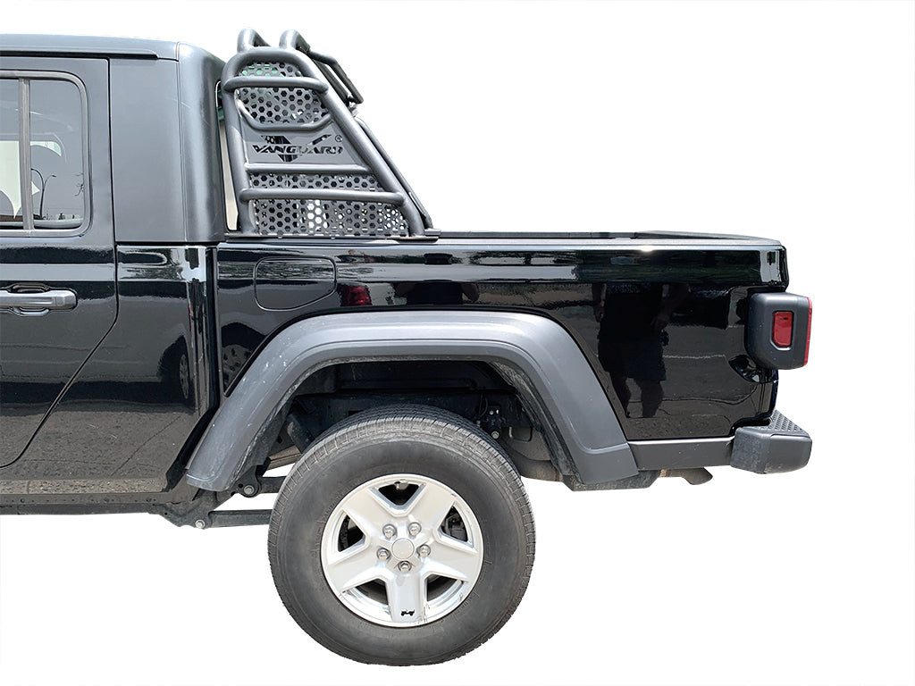 Vanguard Black Powdercoat Roll Bars & Truck Bed Accessories Bed Bars Roll Bar for 2020-2025 jeep gladiator nan
