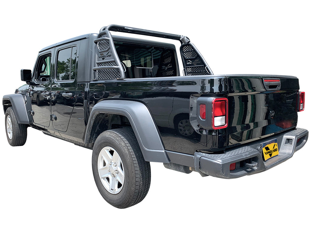 Vanguard Black Powdercoat Roll Bars & Truck Bed Accessories Bed Bars Roll Bar for 2020-2025 jeep gladiator nan