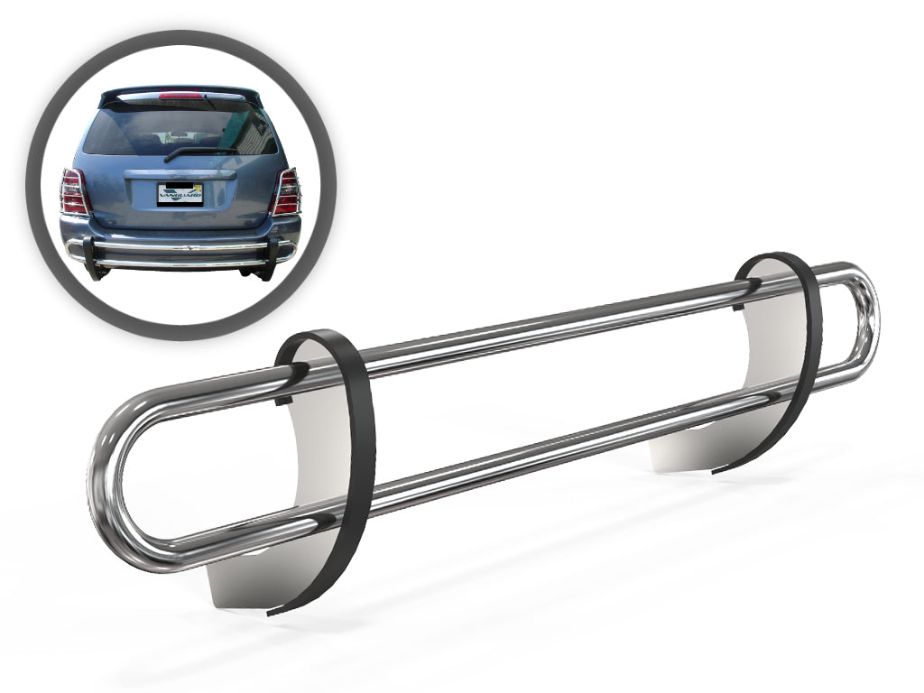 Vanguard Stainless Steel Rear Guards Rear Bumper Guards Bumper Guard for 2004-2006 lexus rx330 nan