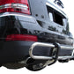 Vanguard Stainless Steel Rear Guards Rear Bumper Guards Bumper Guard for 2008-2011 mercedes-benz ml550 nan