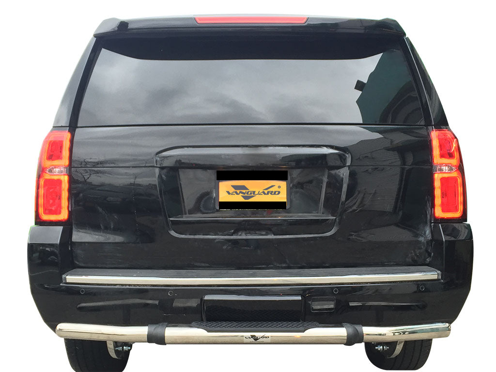 Vanguard Stainless Steel Rear Guards Rear Bumper Guards Bumper Guard for 2003-2017 ford expedition nan