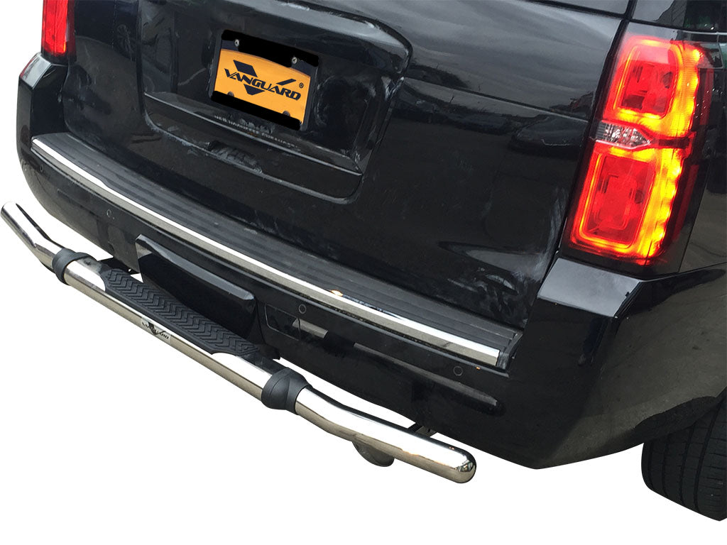 Vanguard Stainless Steel Rear Guards Rear Bumper Guards Bumper Guard for 2007-2013 chevrolet suburban 2500 nan