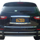 Vanguard Stainless Steel Rear Guards Rear Bumper Guards Bumper Guard for 2022-2025 infiniti qx60 nan