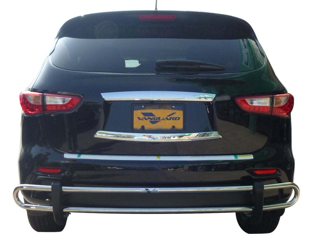Vanguard Stainless Steel Rear Guards Rear Bumper Guards Bumper Guard for 2022-2025 infiniti qx60 nan