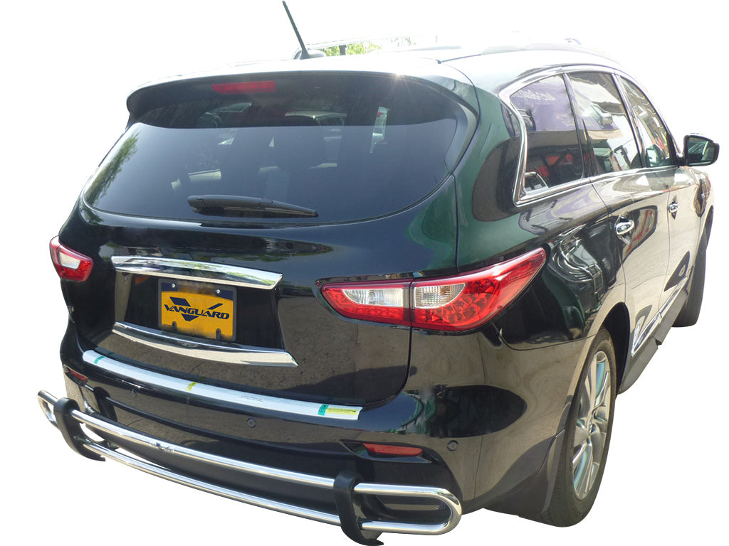 Vanguard Stainless Steel Rear Guards Rear Bumper Guards Bumper Guard for 2022-2025 infiniti qx60 nan