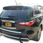 Vanguard Stainless Steel Rear Guards Rear Bumper Guards Bumper Guard for 2013-2020 nissan pathfinder nan