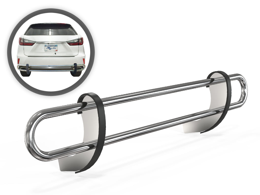 Vanguard Stainless Steel Rear Guards Rear Bumper Guards Bumper Guard for 2016-2022 lexus rx450h nan