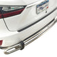 Vanguard Stainless Steel Rear Guards Rear Bumper Guards Bumper Guard for 2016-2022 lexus rx350 nan
