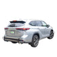 Vanguard Stainless Steel Rear Guards Rear Bumper Guards Bumper Guard for 2020-2024 toyota highlander nan