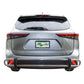 Vanguard Stainless Steel Rear Guards Rear Bumper Guards Bumper Guard for 2020-2024 toyota highlander nan