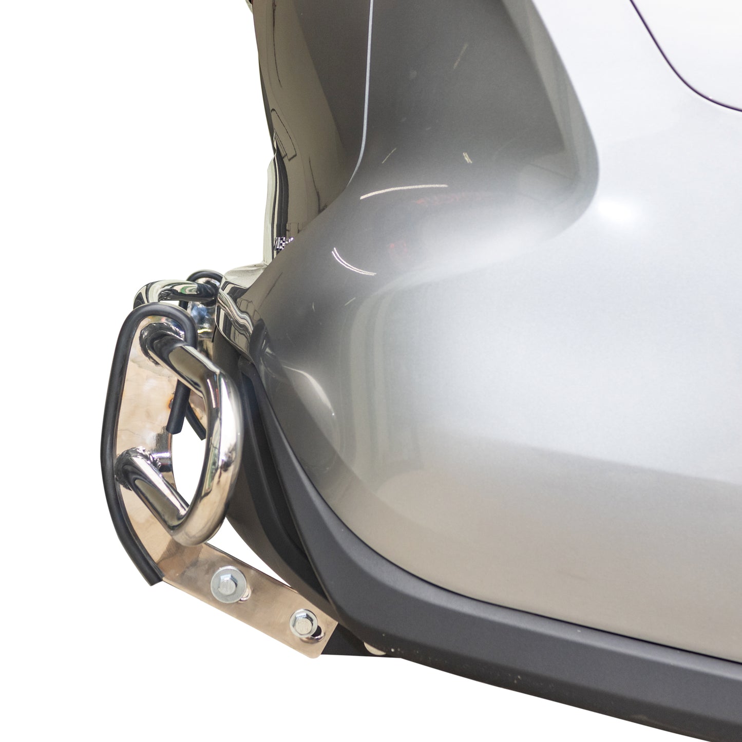 Vanguard Stainless Steel Rear Guards Rear Bumper Guards Bumper Guard for 2020-2024 toyota highlander nan