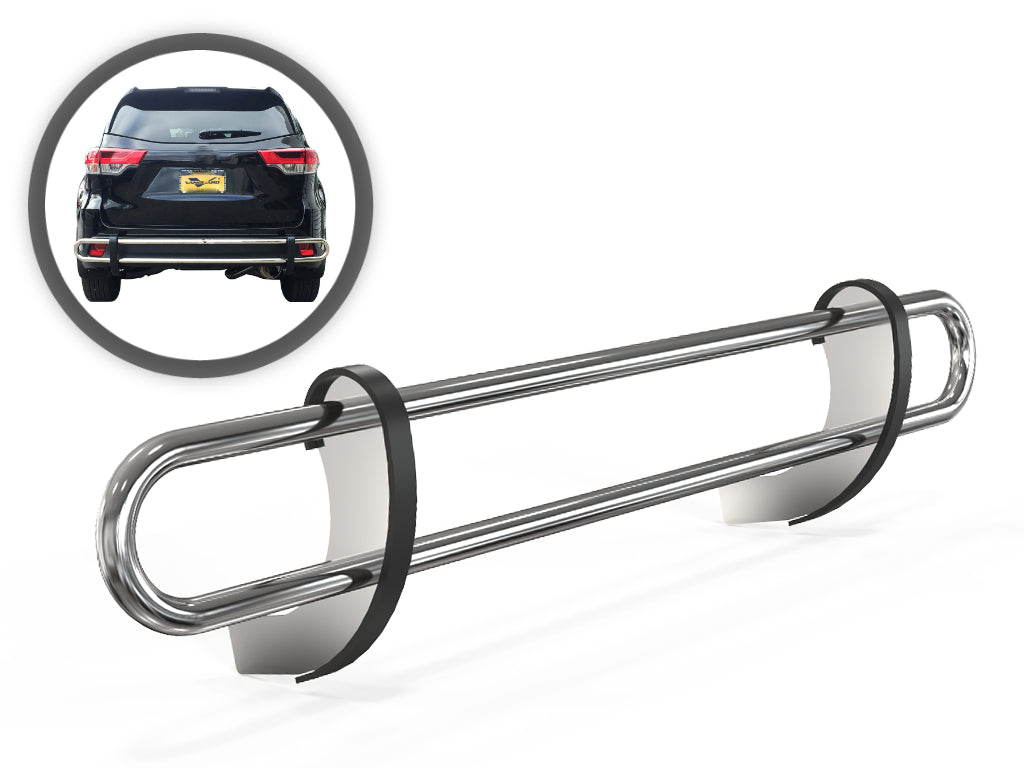 Vanguard Stainless Steel Rear Guards Rear Bumper Guards Bumper Guard for 2010-2015 lexus rx450h nan