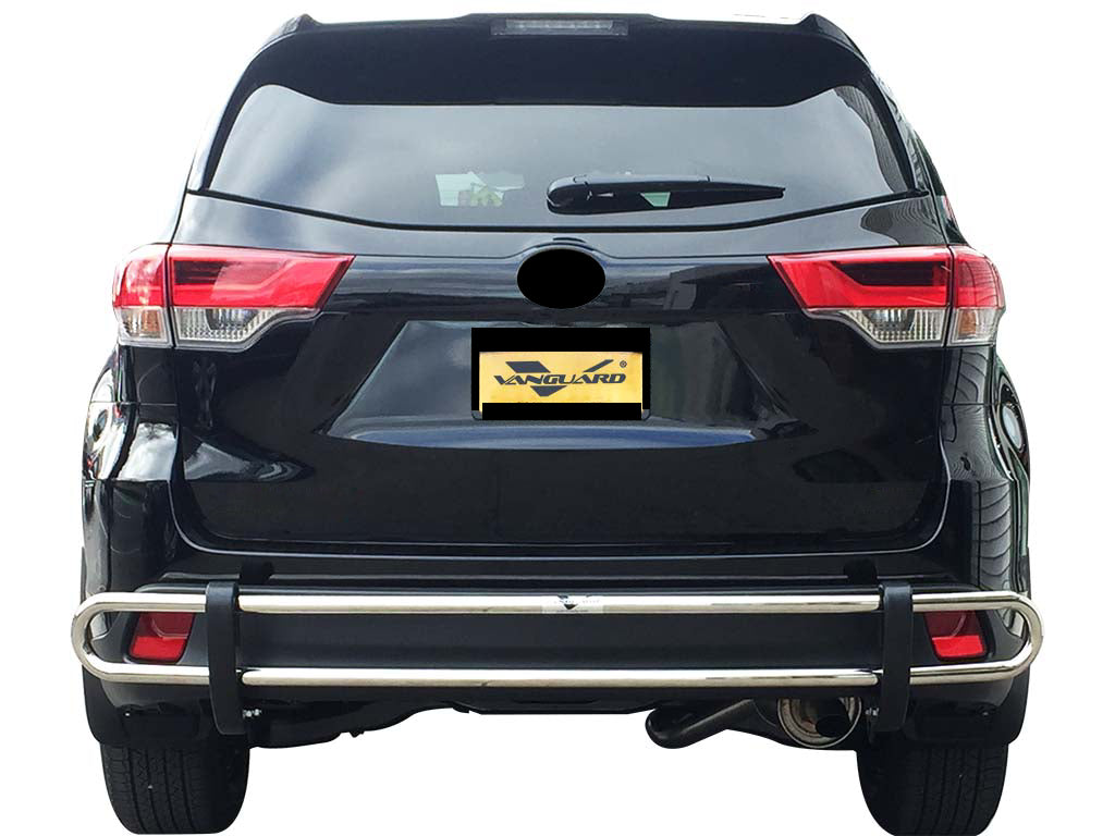 Vanguard Stainless Steel Rear Guards Rear Bumper Guards Bumper Guard for 2001-2019 toyota highlander nan