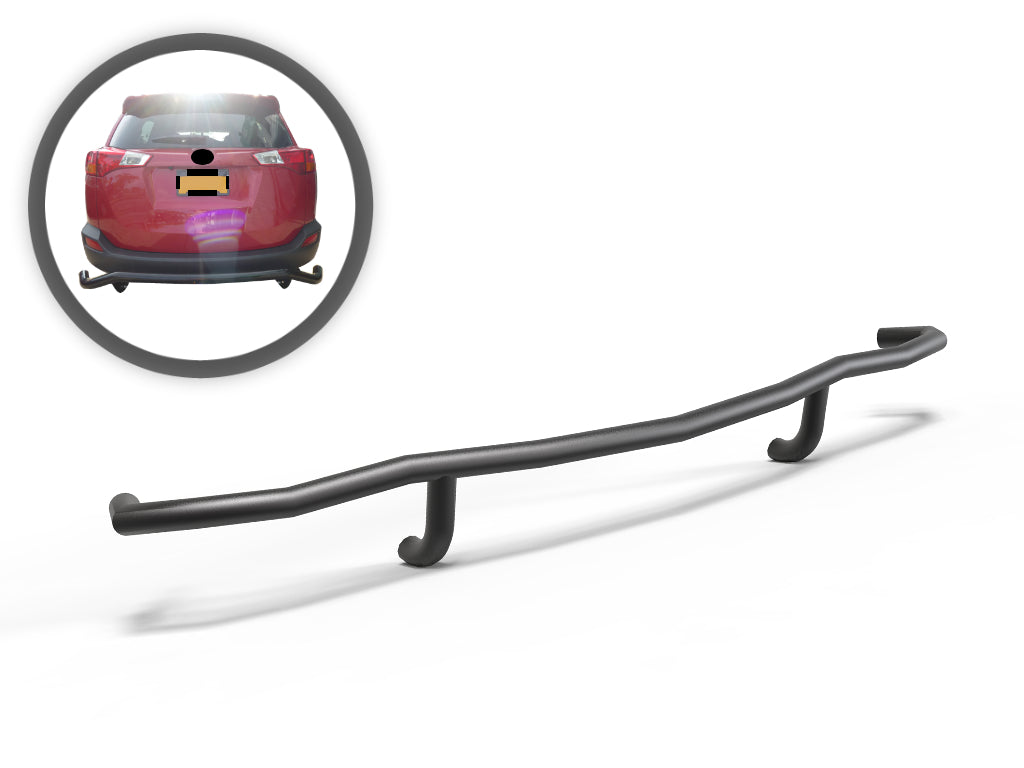 Vanguard Black Powdercoat Rear Guards Rear Bumper Guards Bumper Guard for 2006-2018 toyota rav4 nan