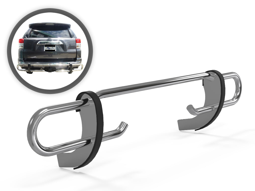 Vanguard Stainless Steel Rear Guards Rear Bumper Guards Bumper Guard for 2010-2023 lexus gx460 nan