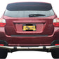 Vanguard Stainless Steel Rear Guards Rear Bumper Guards Bumper Guard for 2013-2015 subaru xv crosstrek nan
