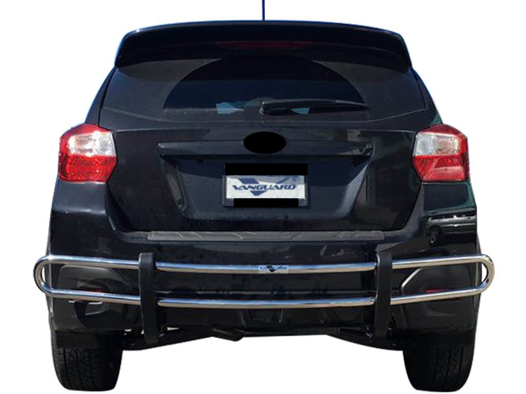 Vanguard Stainless Steel Rear Guards Rear Bumper Guards Bumper Guard for 2013-2015 subaru xv crosstrek nan