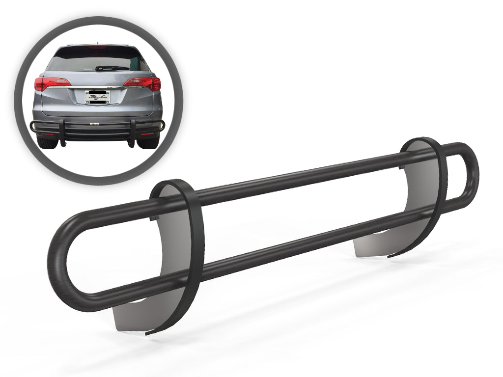 Vanguard Black Powdercoat Rear Guards Rear Bumper Guards Bumper Guard for 2007-2012 acura rdx nan