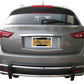 Vanguard Stainless Steel Rear Guards Rear Bumper Guards Bumper Guard for 2003-2012 infiniti fx35 nan