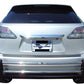Vanguard Stainless Steel Rear Guards Rear Bumper Guards Bumper Guard for 2010-2015 lexus rx450h nan