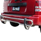 Vanguard Stainless Steel Rear Guards Rear Bumper Guards Bumper Guard for 2008-2012 jeep liberty nan