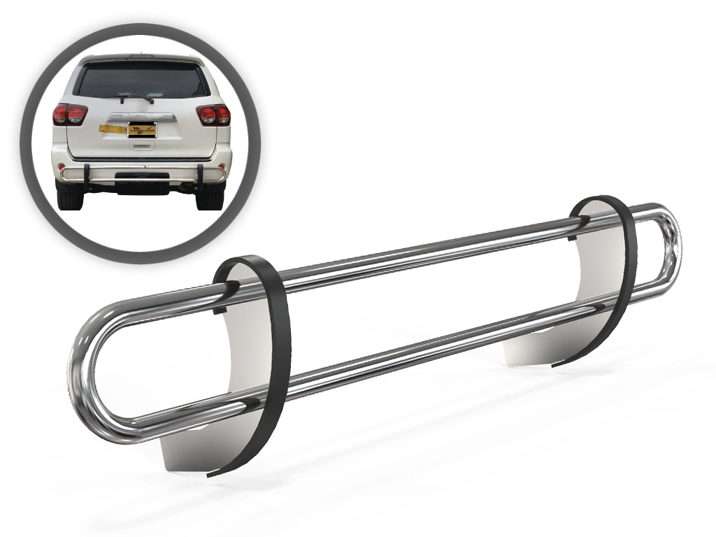 Vanguard Stainless Steel Rear Guards Rear Bumper Guards Bumper Guard for 2021-2025 toyota sienna nan