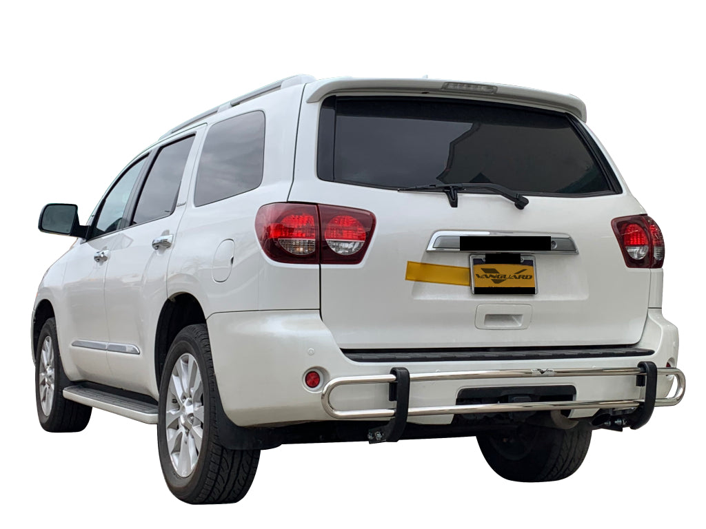 Vanguard Stainless Steel Rear Guards Rear Bumper Guards Bumper Guard for 2021-2025 toyota sienna nan