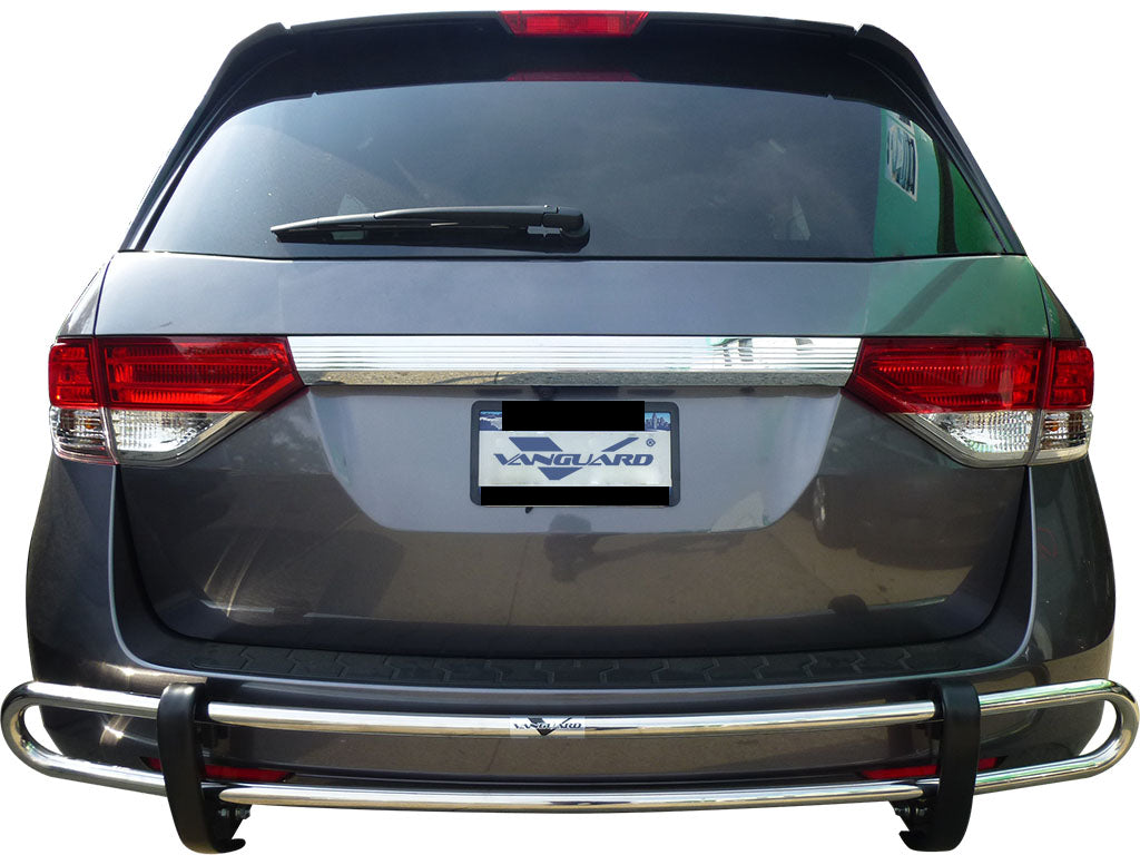 Vanguard Stainless Steel Rear Guards Rear Bumper Guards Bumper Guard for 1999-2017 honda odyssey nan