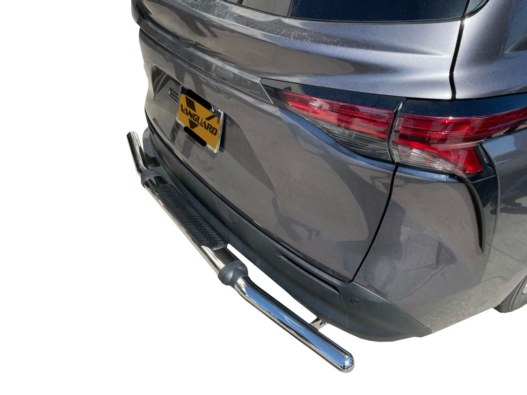 Vanguard Stainless Steel Rear Guards Rear Bumper Guards Bumper Guard for 2021-2025 toyota sienna nan