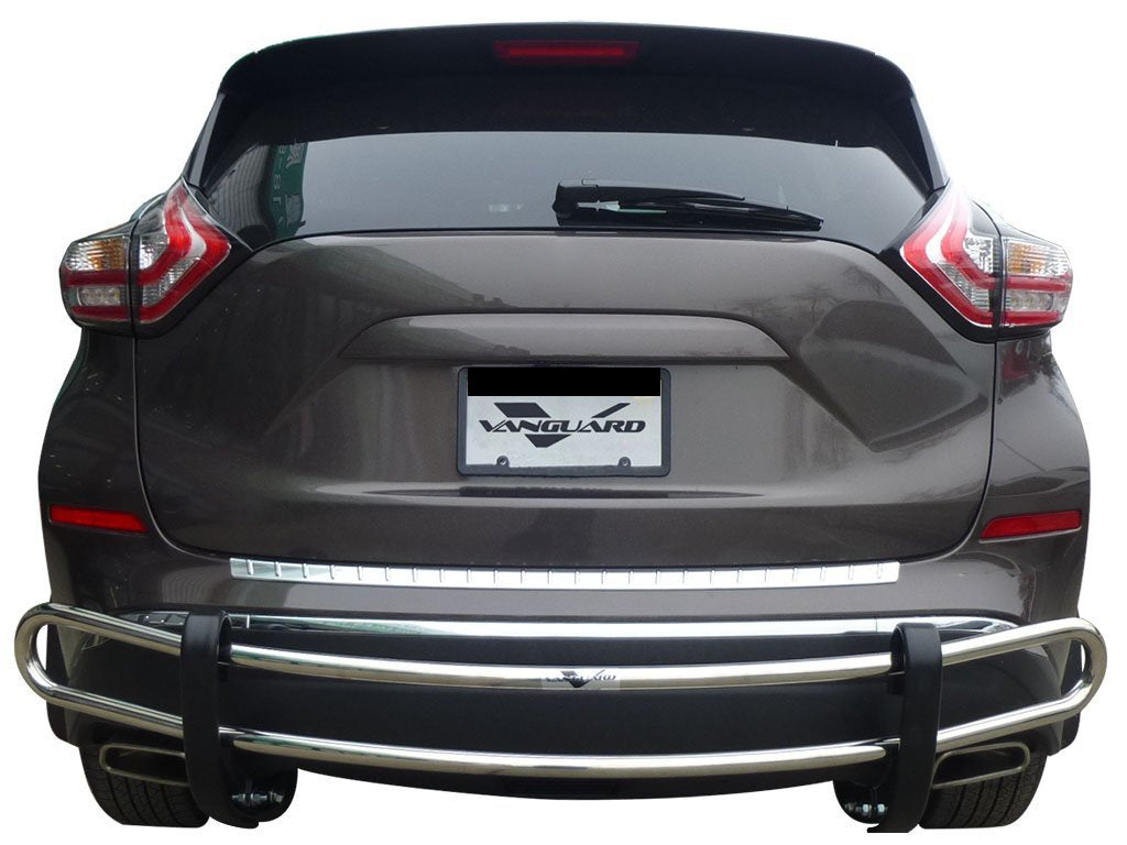 Vanguard Stainless Steel Rear Guards Rear Bumper Guards Bumper Guard for 2009-2024 nissan murano nan