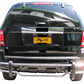 Vanguard Stainless Steel Rear Guards Rear Bumper Guards Bumper Guard for 2008-2011 mazda tribute nan