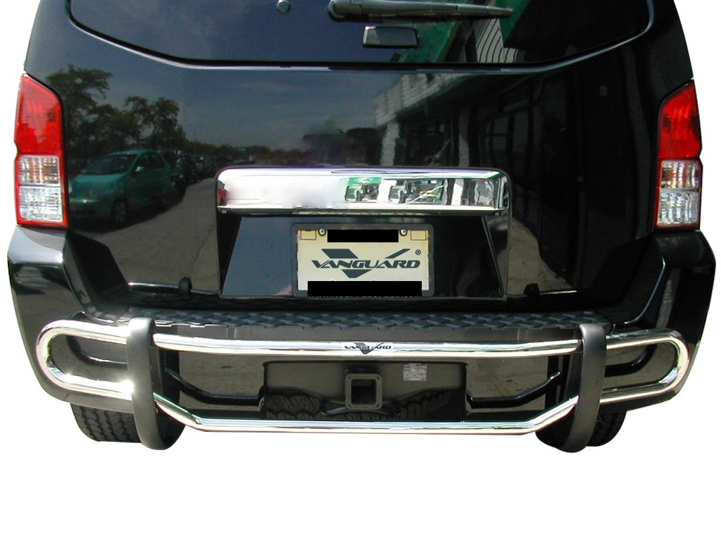 Vanguard Stainless Steel Rear Guards Rear Bumper Guards Bumper Guard for 2005-2007 nissan pathfinder nan